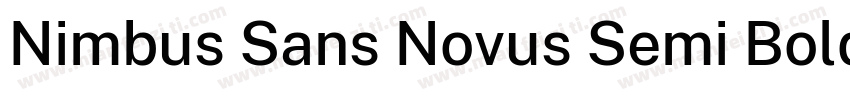 Nimbus Sans Novus Semi Bold字体转换